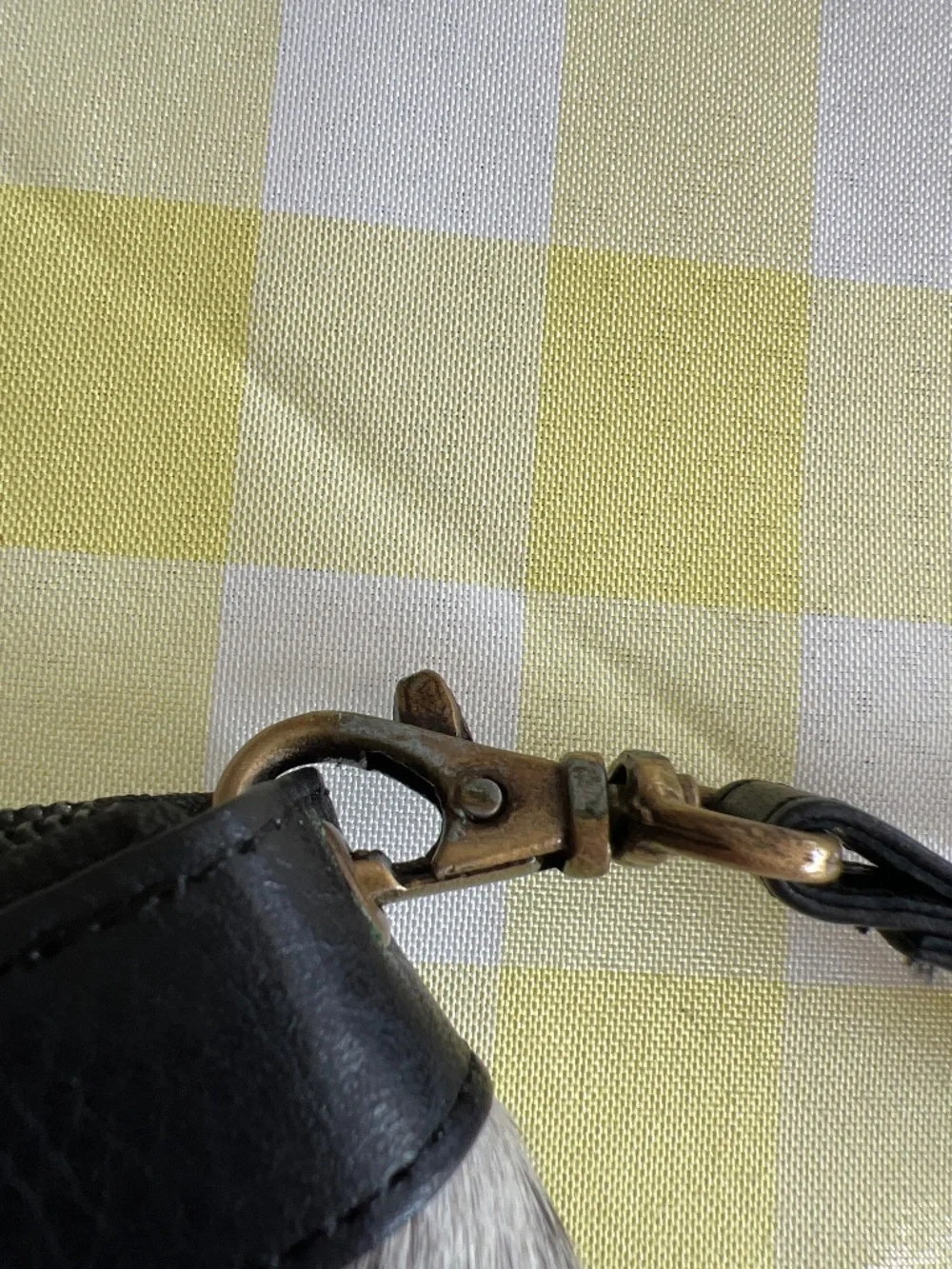 Western style cowhide wristlet